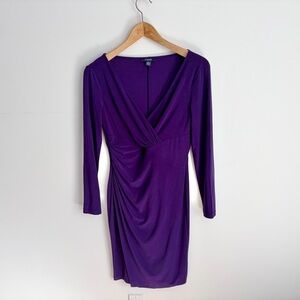 ⭐ 3 for $40 - Chaps - Royal Purple Jersey Dress - Size M